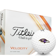 Velocity Baltimore Ravens Golf Balls