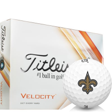 Velocity New Orleans Saints Golf Balls