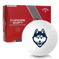 Chrome Soft Connecticut Huskies Golf Balls