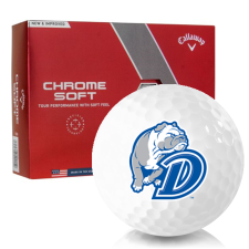 Chrome Soft Drake Bulldogs Golf Balls