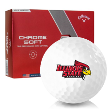 Chrome Soft Illinois State Redbirds Golf Balls