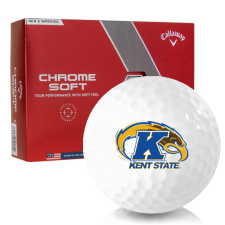 Chrome Soft Kent State Golden Flashes Golf Balls