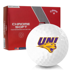 Chrome Soft Northern Iowa Panthers Golf Balls