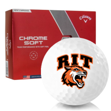 Chrome Soft RIT - Rochester Institute of Technology Tigers Golf Balls