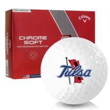 Chrome Soft Tulsa Golden Hurricane Golf Balls