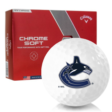 Chrome Soft Vancouver Canucks Golf Balls