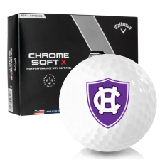 Chrome Soft X Holy Cross Crusaders Golf Balls