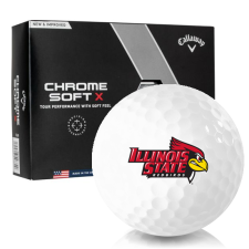 Chrome Soft X Illinois State Redbirds Golf Balls
