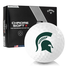 Chrome Soft X Michigan State Spartans Golf Balls