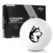 Chrome Soft X Northeastern Huskies Golf Balls