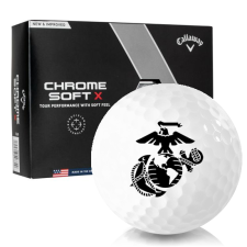 Chrome Soft X US Marine Corps Golf Balls