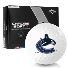 Chrome Soft X Vancouver Canucks Golf Balls