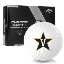 Chrome Soft X Vanderbilt Commodores Golf Balls
