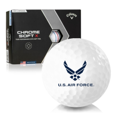 2022 Chrome Soft X Triple Track US Air Force Golf Balls