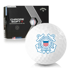 2022 Chrome Soft X Triple Track US Coast Guard Golf Balls