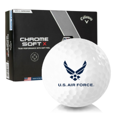 Chrome Soft X Triple Track US Air Force Golf Balls