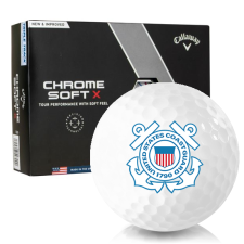 Chrome Soft X Triple Track US Coast Guard Golf Balls