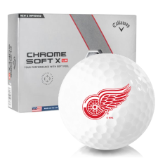 Chrome Soft X LS Detroit Red Wings Golf Balls