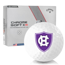 Chrome Soft X LS Holy Cross Crusaders Golf Balls