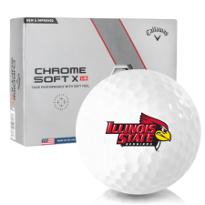 Chrome Soft X LS Illinois State Redbirds Golf Balls