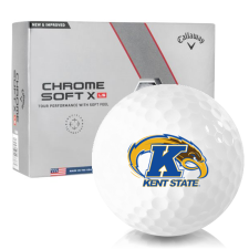 Chrome Soft X LS Kent State Golden Flashes Golf Balls