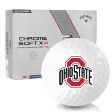 Chrome Soft X LS Ohio State Buckeyes Golf Balls