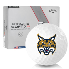 Chrome Soft X LS Quinnipiac Bobcats Golf Balls