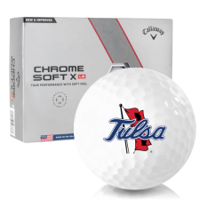 Chrome Soft X LS Tulsa Golden Hurricane Golf Balls