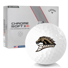 Chrome Soft X LS Western Michigan Broncos Golf Balls