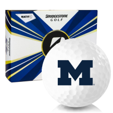 2022 Tour B XS Michigan Wolverines Golf Balls
