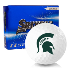 Q-Star 6 Michigan State Spartans Golf Balls