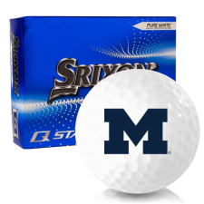 Q-Star 6 Michigan Wolverines Golf Balls
