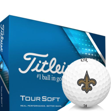 Tour Soft New Orleans Saints Golf Balls