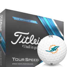 Tour Speed Miami Dolphins Golf Balls