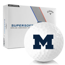Supersoft Michigan Wolverines Golf Balls