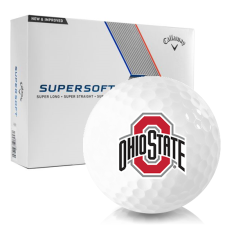 Supersoft Ohio State Buckeyes Golf Balls