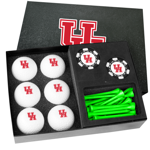 Houston Cougars Poker Chip Gift Set