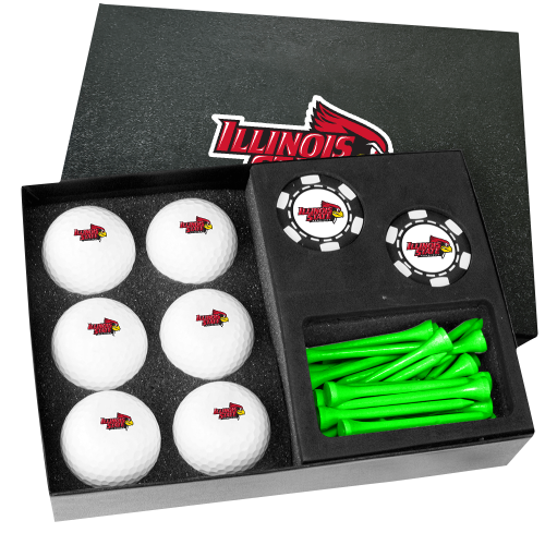 Illinois State Redbirds Poker Chip Gift Set