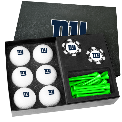 New York Giants Poker Chip Gift Set