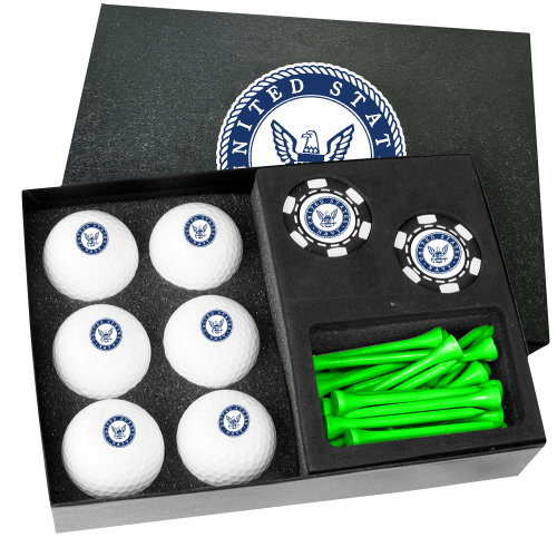 US Navy Poker Chip Gift Set