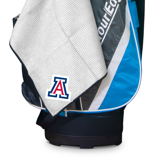 Officially Licensed Logo Small Arizona Wildcats Microfiber Team Golf Towel