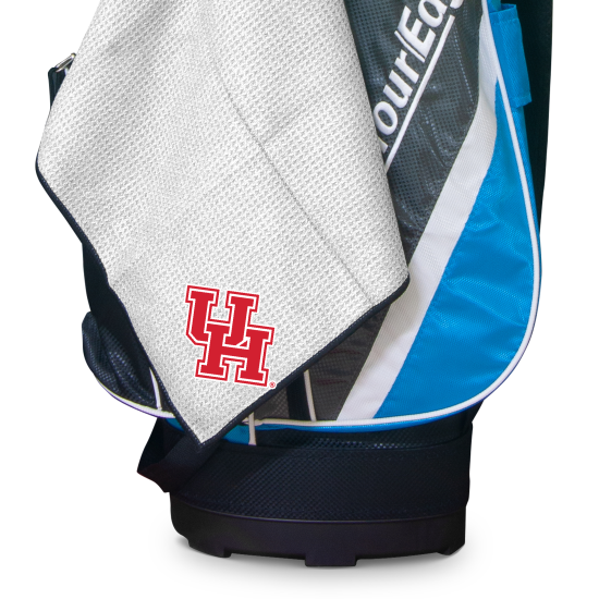 Officially Licensed Logo Small Houston Cougars Microfiber Team Golf Towel