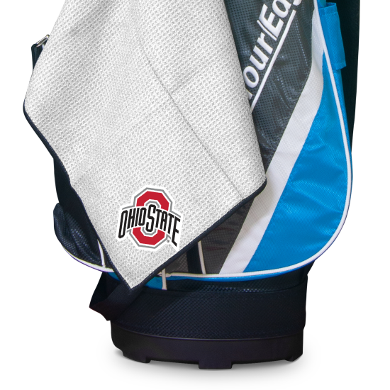 Officially Licensed Logo Small Ohio State Buckeyes Microfiber Team Golf Towel