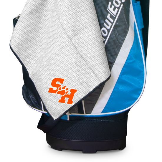 Officially Licensed Logo Small Sam Houston State Bearkats Microfiber Team Golf Towel