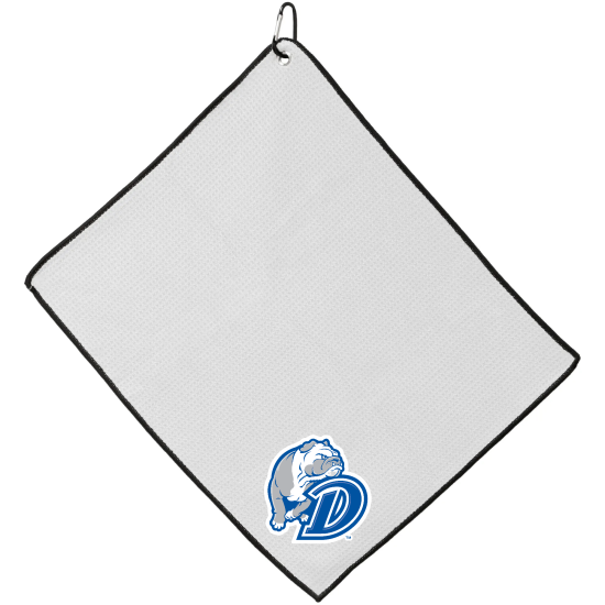 Officially Licensed Logo Small Drake Bulldogs Microfiber Team Golf Towel