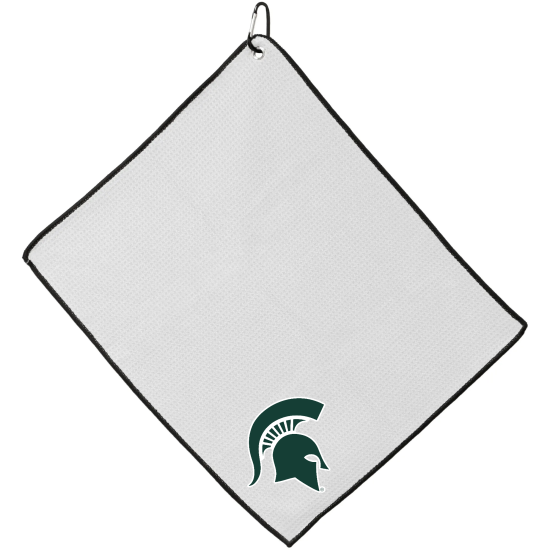 Officially Licensed Logo Small Michigan State Spartans Microfiber Team Golf Towel