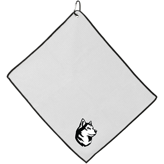 Officially Licensed Logo Small Northeastern Huskies Microfiber Team Golf Towel