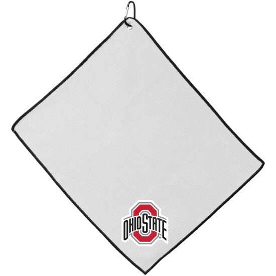 Officially Licensed Logo Small Ohio State Buckeyes Microfiber Team Golf Towel